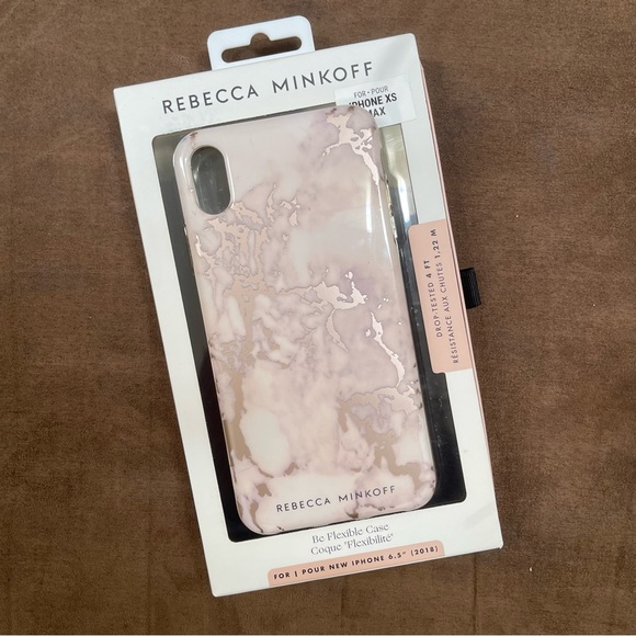 iPhone XS Max Pink Marble Case by Rebecca Minkoff - Picture 3 of 3
